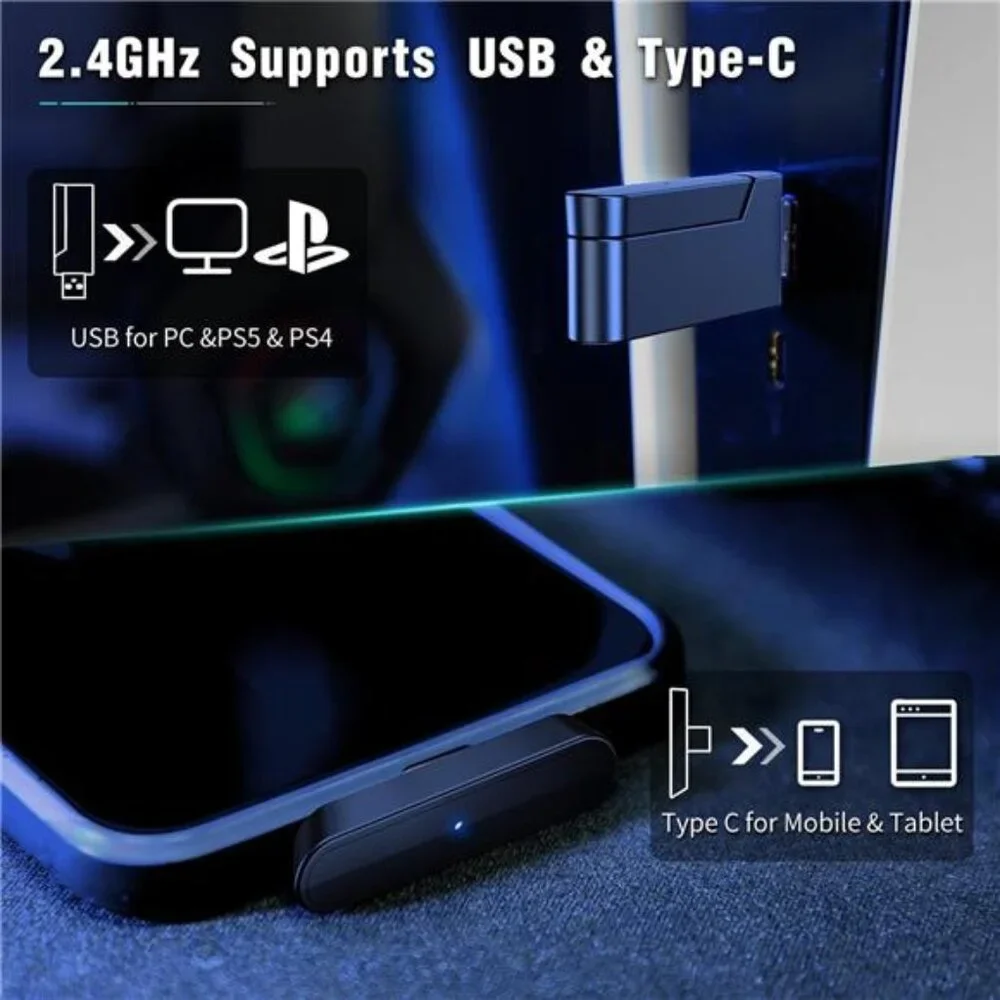 Wireless Gaming Headset with Microphone